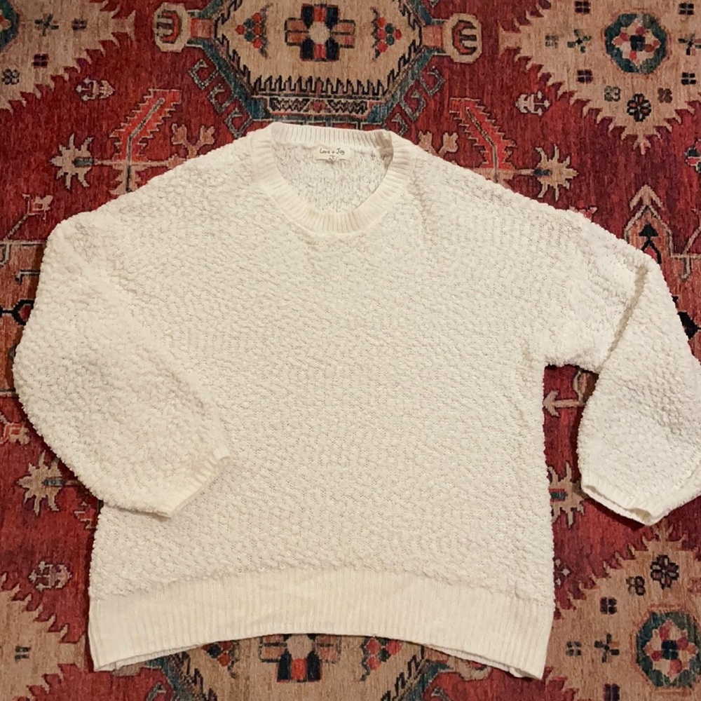 Love + Joy Bell Sleeve Sweater